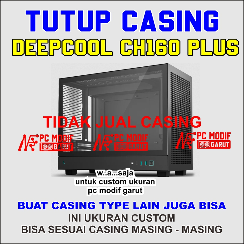 SIDE PANEL DEEP COOL CH160 PLUS HANYA TUTUP CASING SAJA