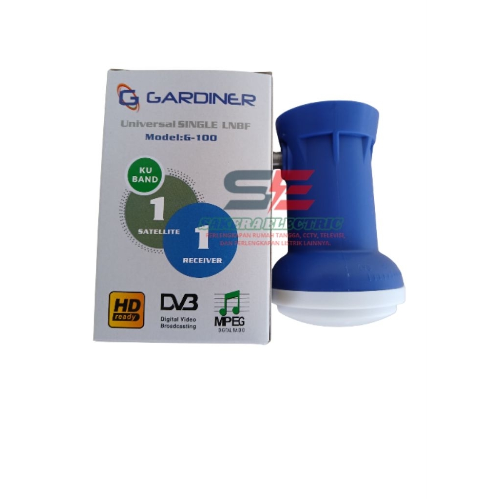 Universal Lnb Ku Band Single Output cocok K-Vision atau Nex Parabola