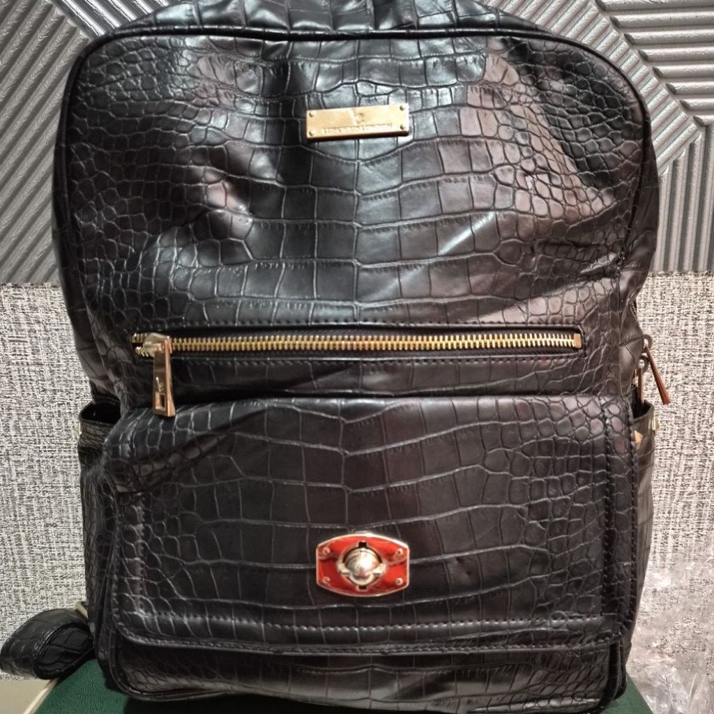 Tas ransel kulit motif Luscious London