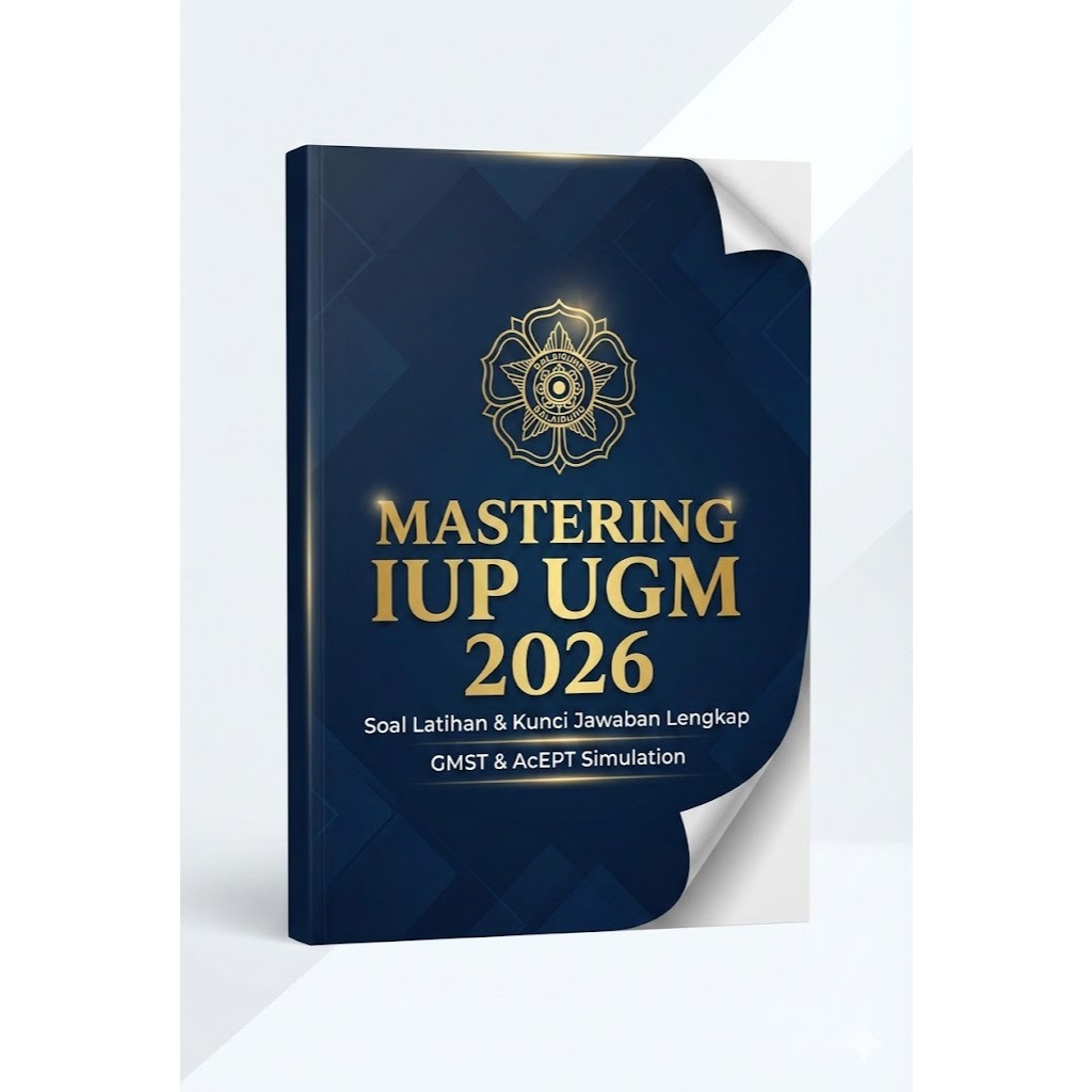Buku Soal ACEPT GMST Tes IUP UGM SEMUA JURUSAN TERMASUK KEDOKTERAN