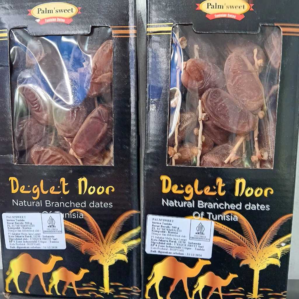 Buah Kurma Tangkai Tunisia Deglet Noor | Kurma Import Tunisia
