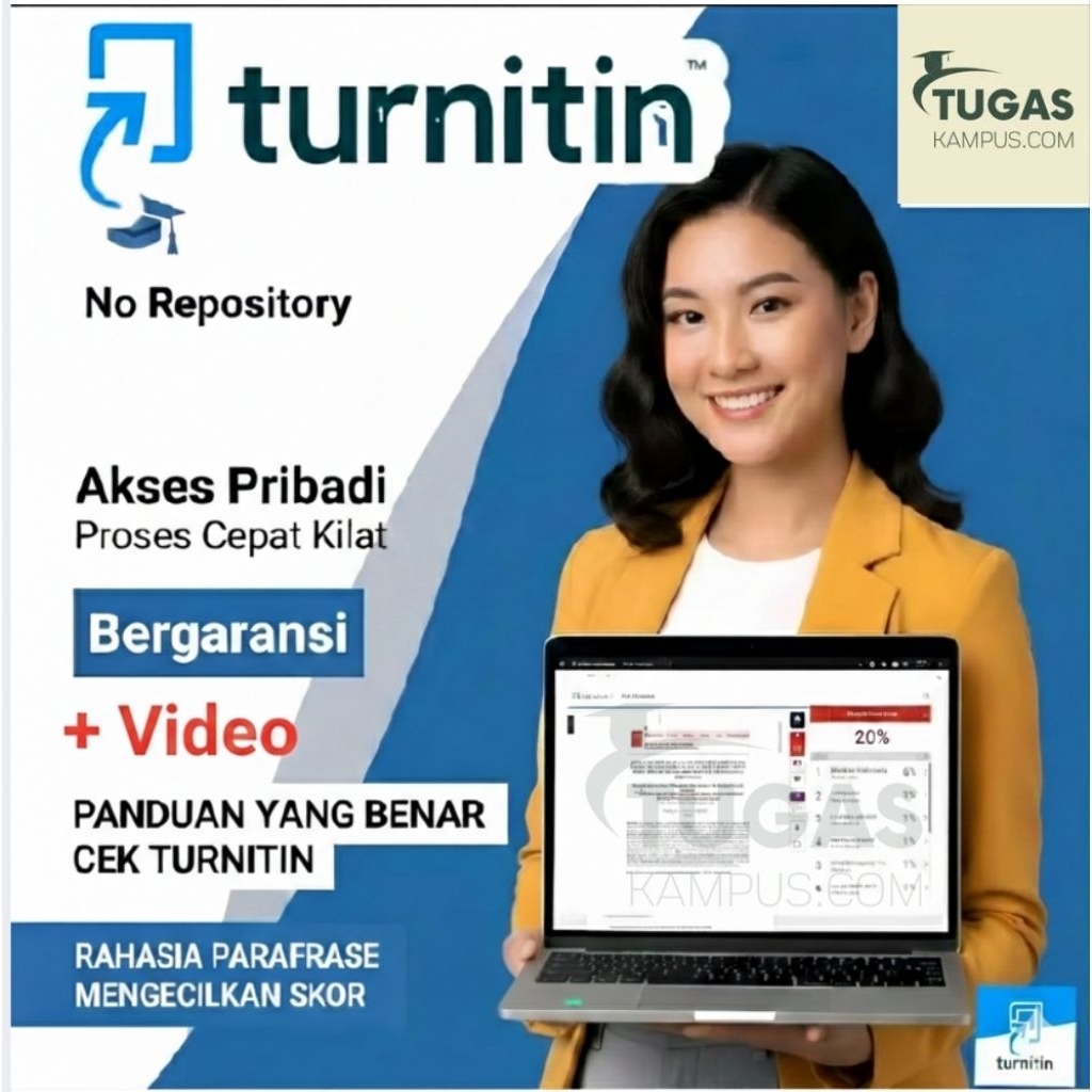 Akun turnitin pribadi no repository harian dan mingguan