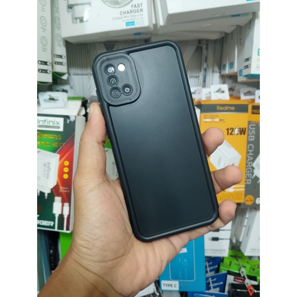 Sofcase SAMSUNG A31 matte black procam case premium berkualitas elegan dan mewah