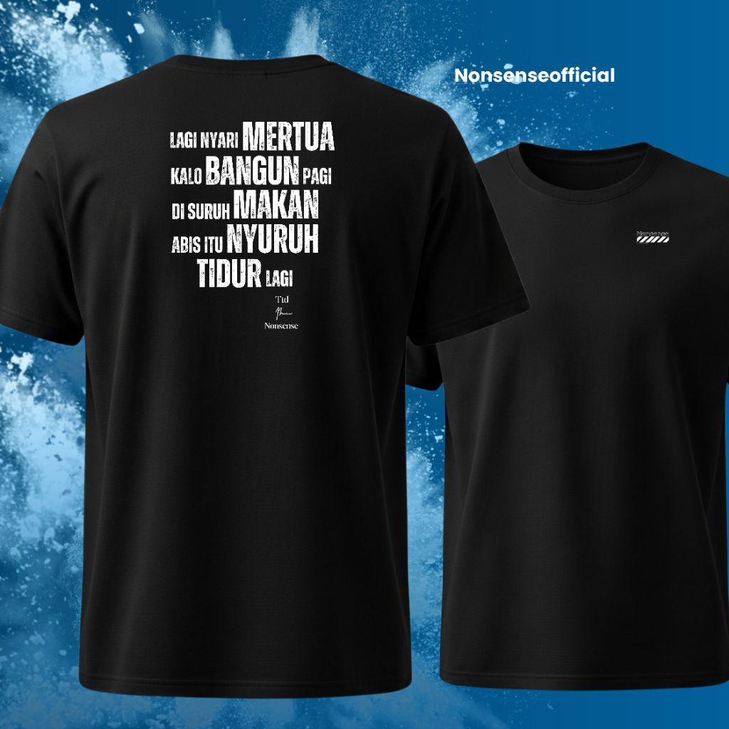 KAOS DISTRO LUCU / KAOS DISTRO NYELENEH PRIA & WANITA PREMIUM BAHAN KATUN COMBAT 24S