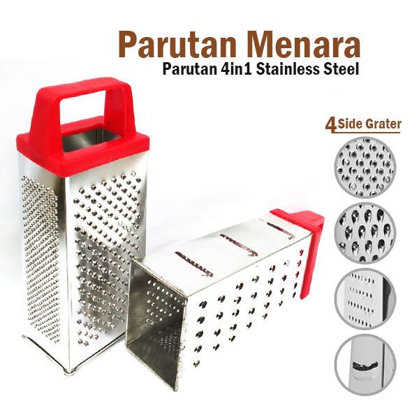 Parut Menara Stenlies 20cm PARUT GOBET SAYUR WORTEL BUAH RUJAK GOBET KENTANG PARUTAN KEJU BAWANG MUL