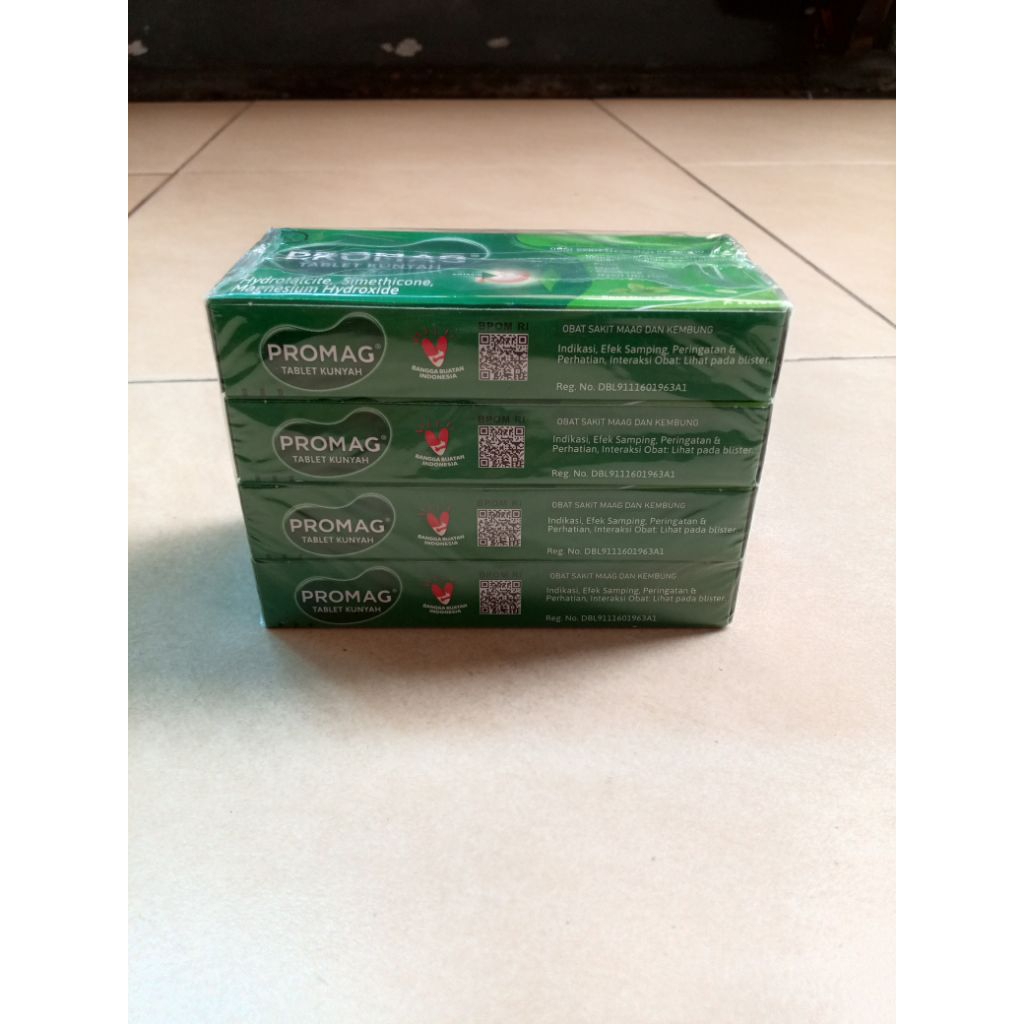 Promag Tablet 1 Pack Isi 4 kotak