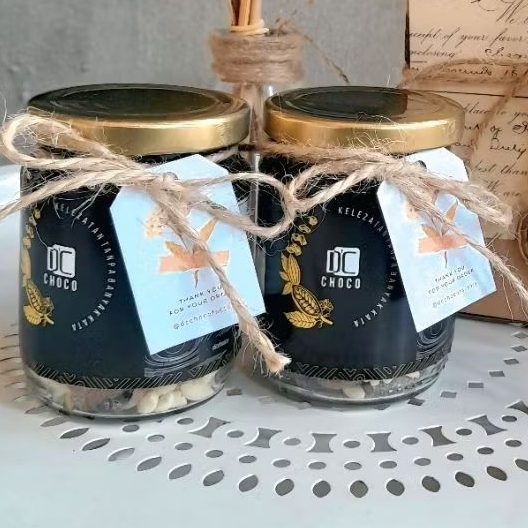 [PREMIUM] DC Choco in Jar - Dark Chocolate with Double Crispy (Choco Crunch & Rice Crispy)