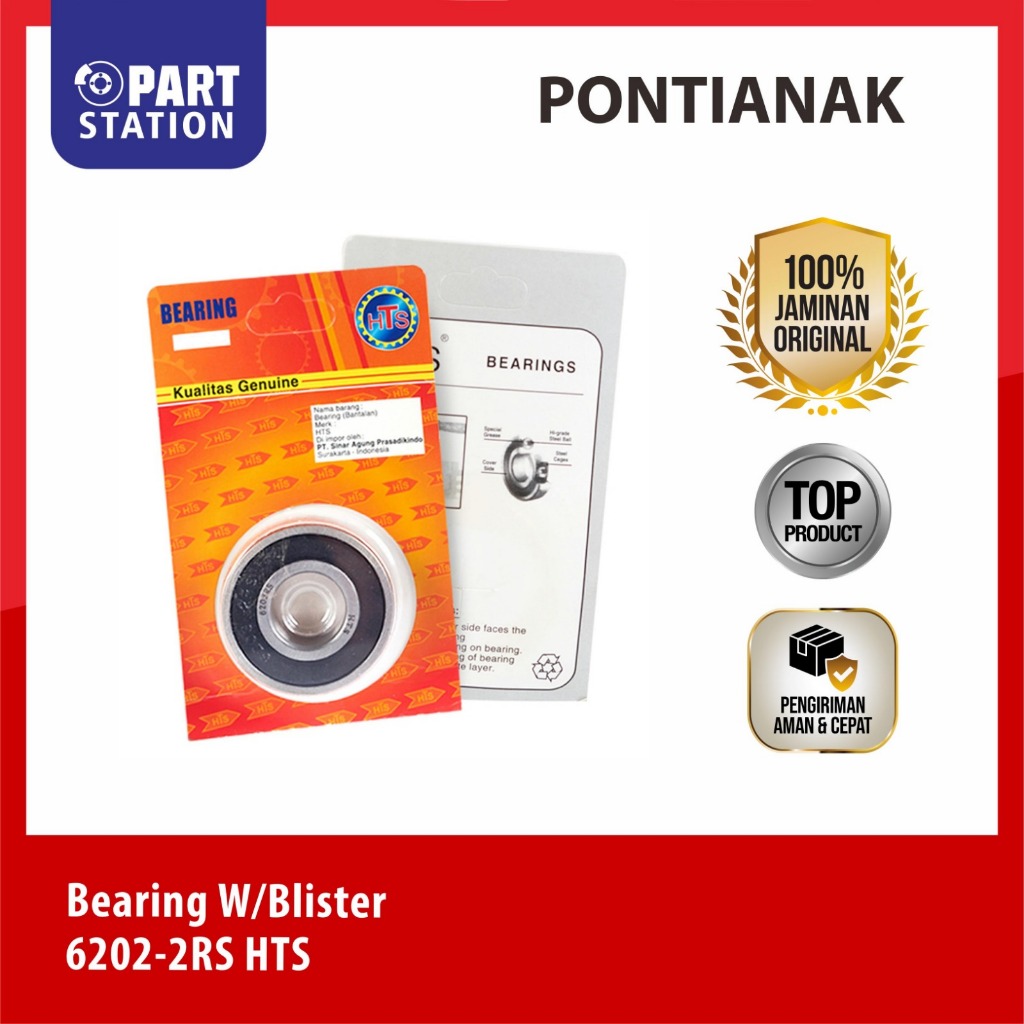 HTS Bearing W/Blister 6202-2RS