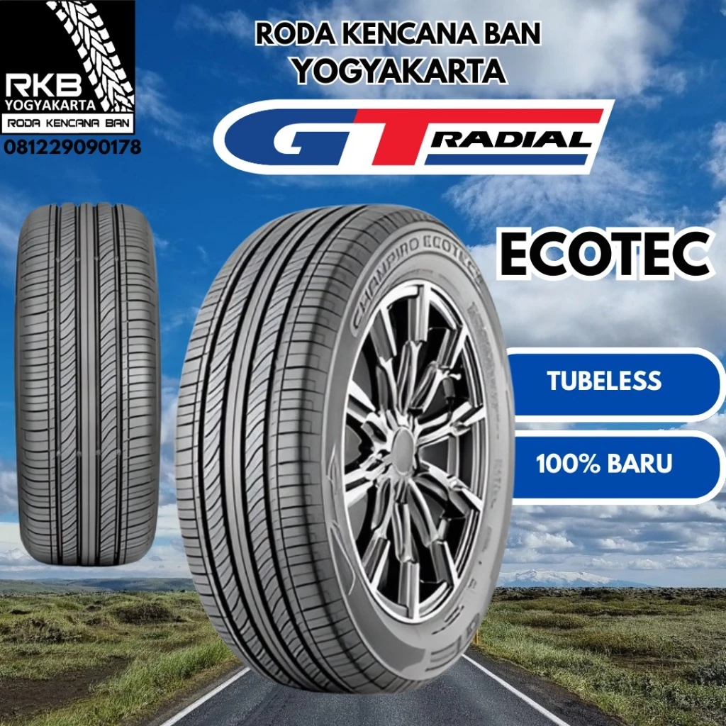 Ban Mobil Ring 15 - GT Radial Ecotec 185-55 R15 - Ban Mobil Brio RS Mazda 2