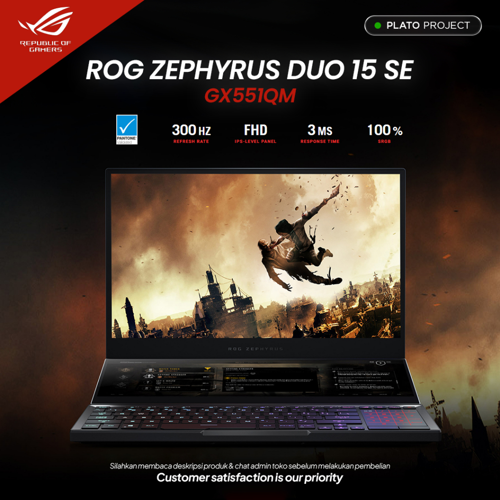 [BEKAS/SECOND] ROG Zephyrus Duo 15 SE (GX551QM)