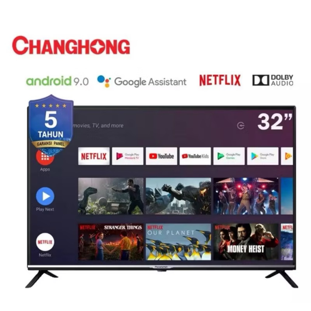 LED 32IN ANDROID TV CHANGHONG L32H4