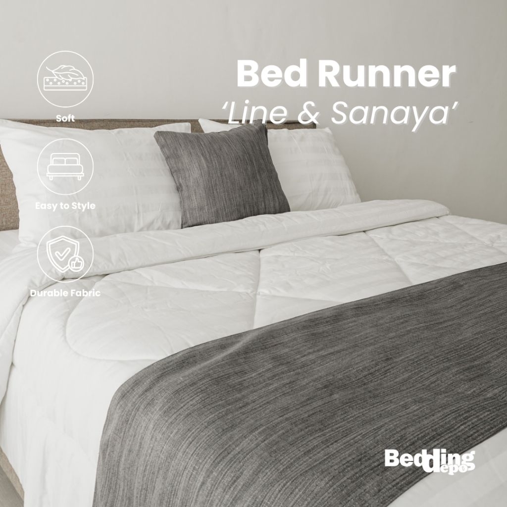 Bedding Depo - Bed Runner Hotel `Line & Sanaya`