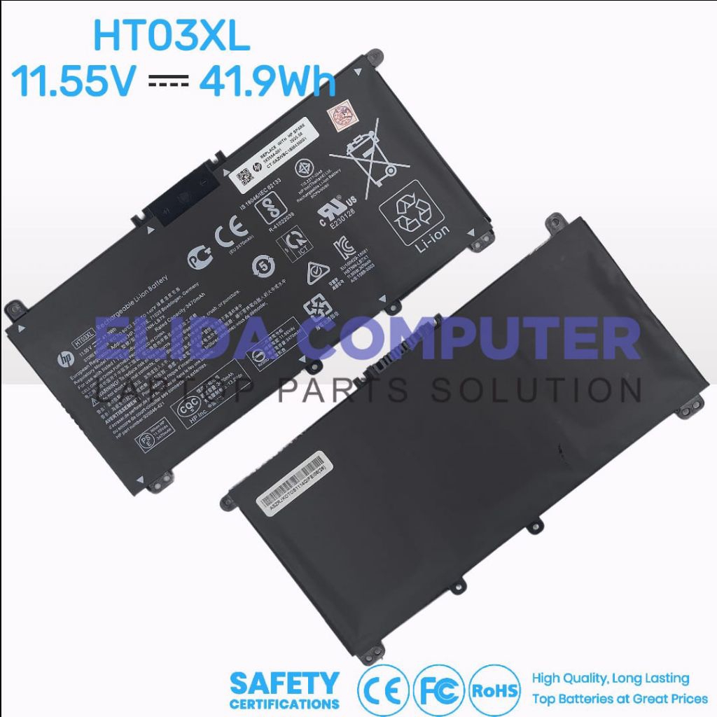 Baterai Laptop HP Pavilion 14-ce0014tu 14-ce000 14s-cf0044tx 15-cs 14s-dk008ax 245 G7 HT03XL