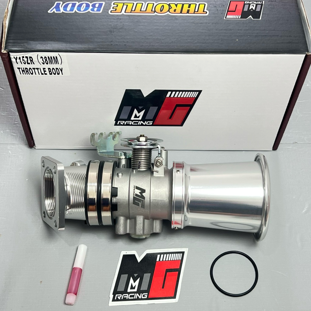 Throrttle body full set velocity cnc koin sett intake pnp mx, vixion ,r15 ,32 34 36 38 40 42 45 Orig