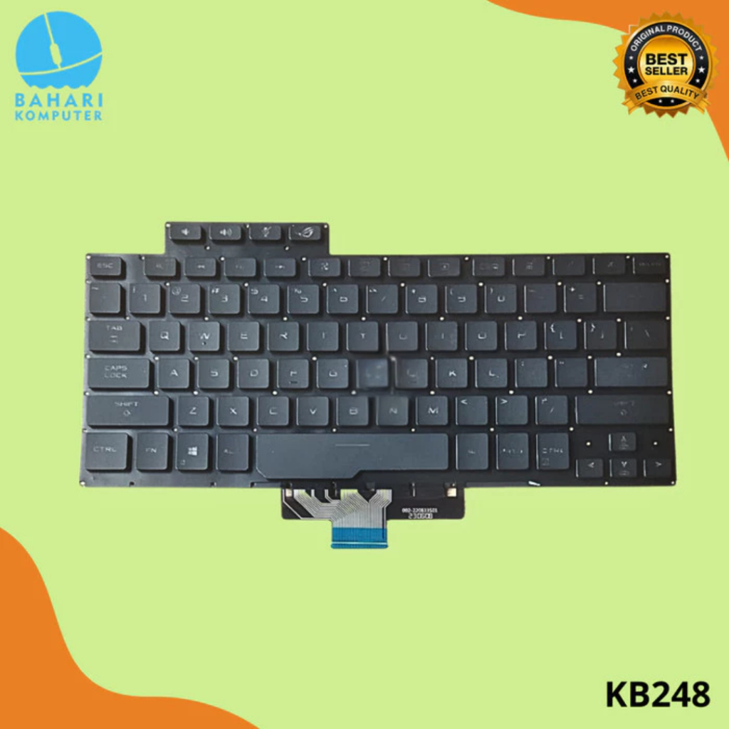 Keyboard Asus ROG Zephyrus G14 GA401 GA401QH GA40QE Backlight - Black