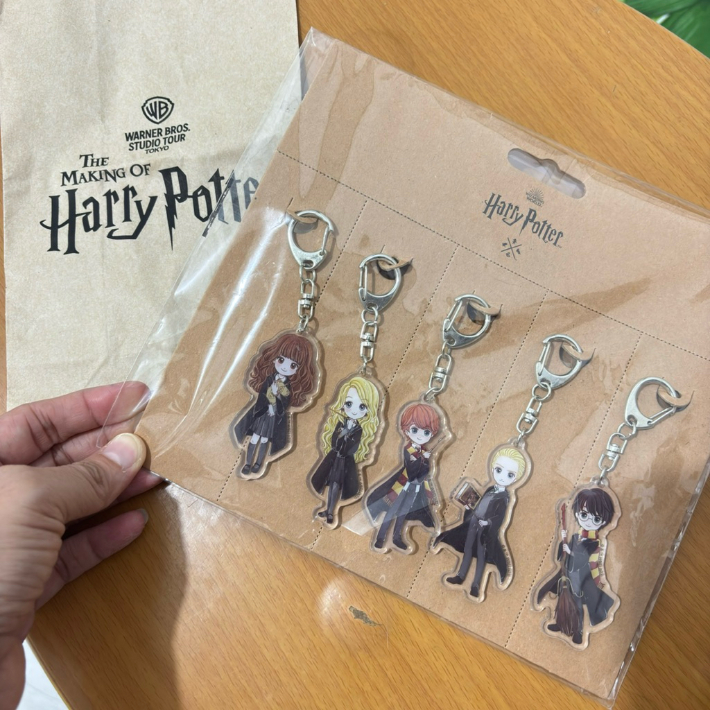 NEW GANTUNGAN KUCI SET HARRY POTTER ORI WB JEPANG