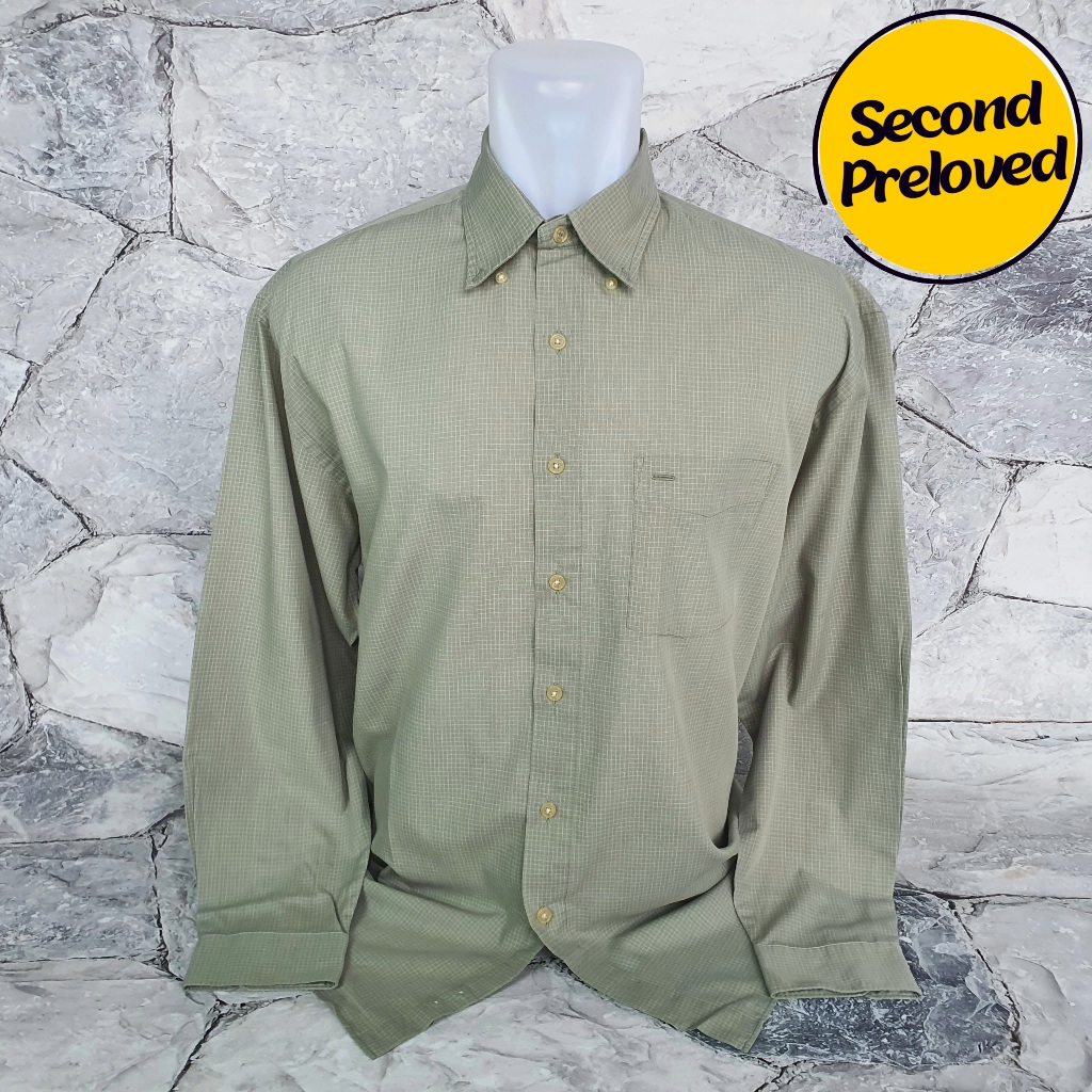 Baju Kemeja Panjang VAN HEUSEN - Size 3XL / LD 62 cm - Original - Used