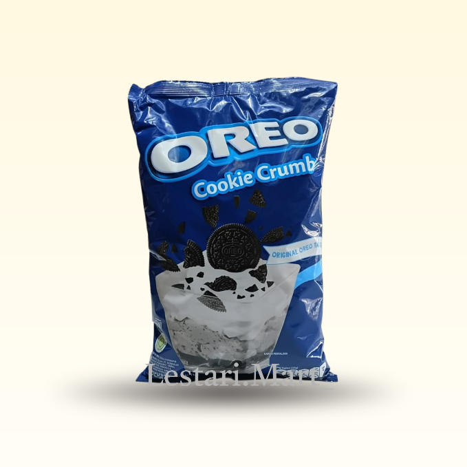 Oreo Crumb Cookie 1 KG - Bubuk Kasar Biskuit Asli, Tanpa Krim, Cocok untuk Toping