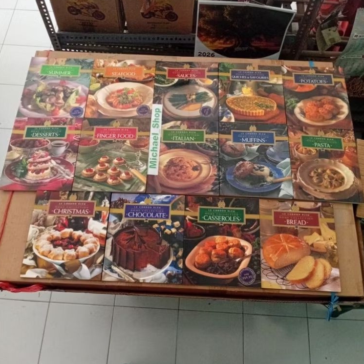 E C E R A N Buku IMPOR Resep masakan Le Cordon Bleu Home Collection BREAD CASSEROLES CHOCOLATE CHRIS