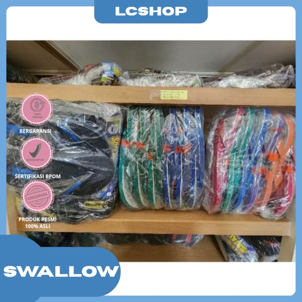SWALLOW SANDAL JEPIT JUAL LUSINAN ( 12 PASANG )