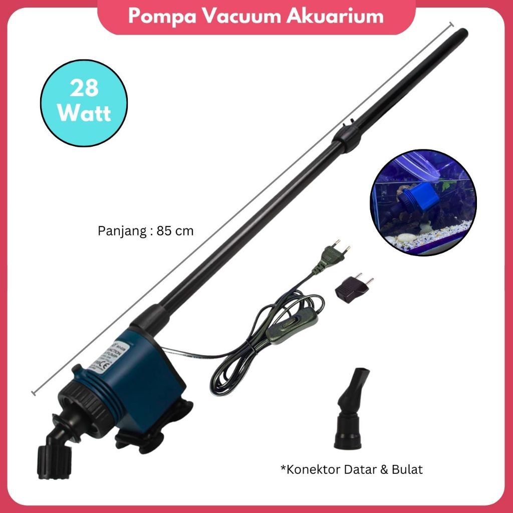 Pompa Vacuum Akuarium Elektrik SOBO BO 028 Pompa Pembersih Aquarium Vacuum Cleaner Pump