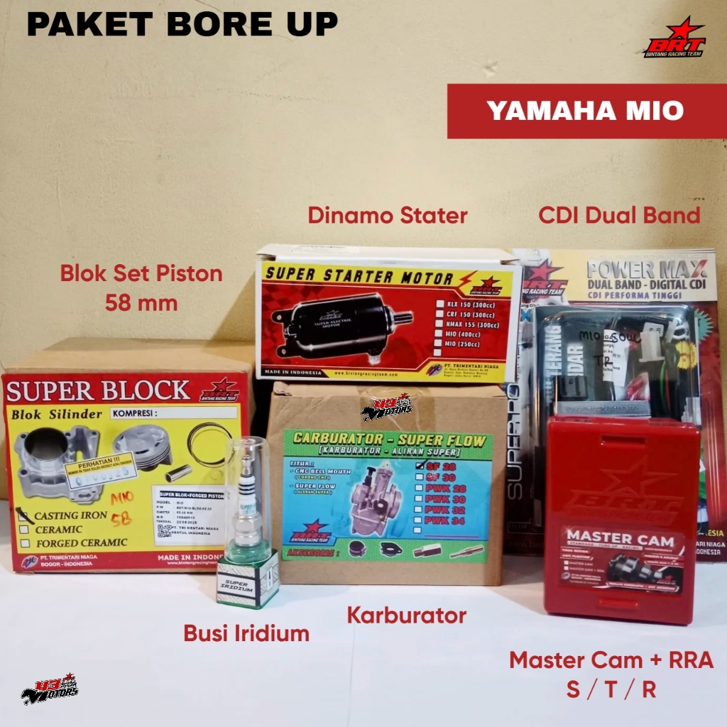 PAKET BORE UP BRT YAMAHA MIO