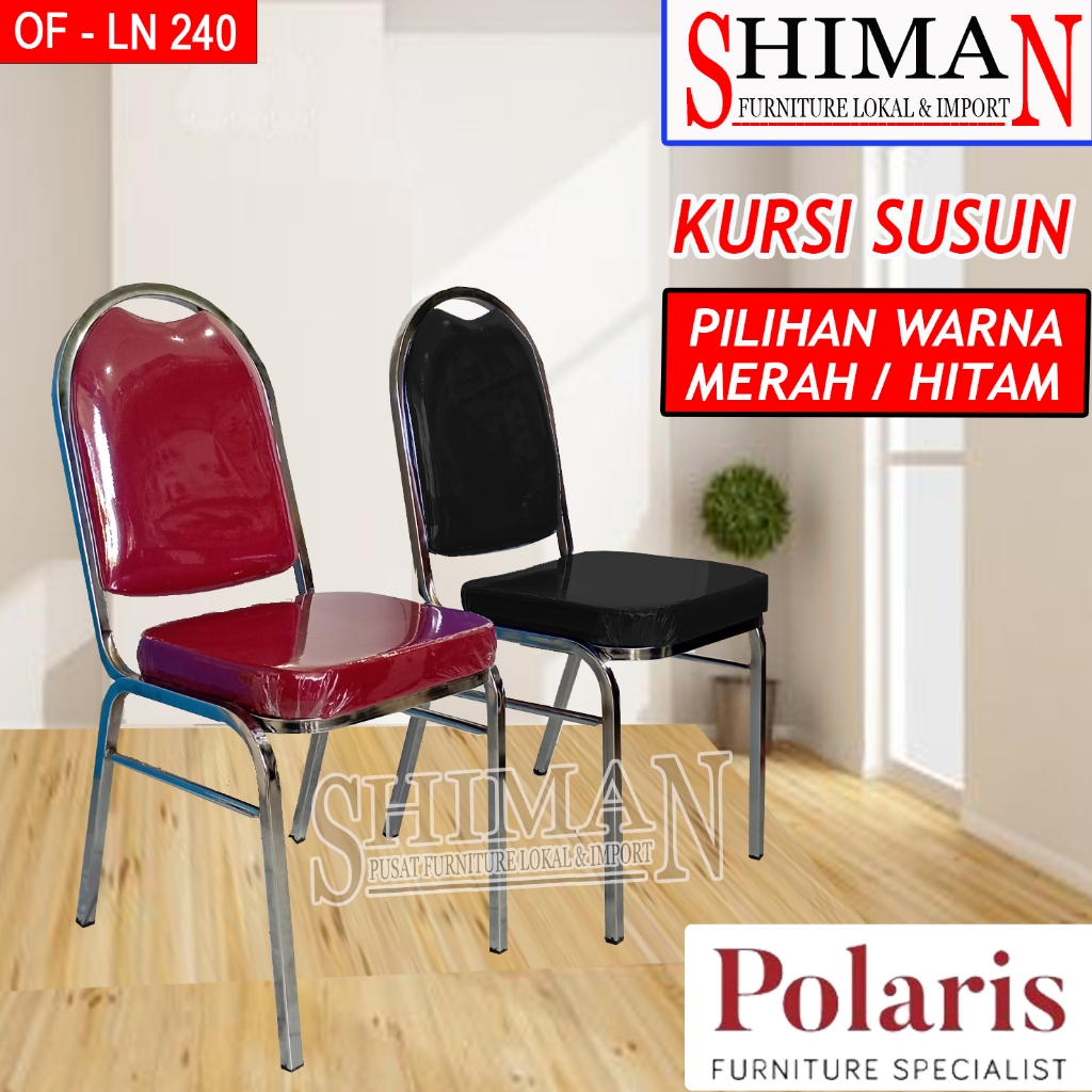 Kursi Susun Pipa Kotak Polaris | Kursi Pesta Pipa Kotak