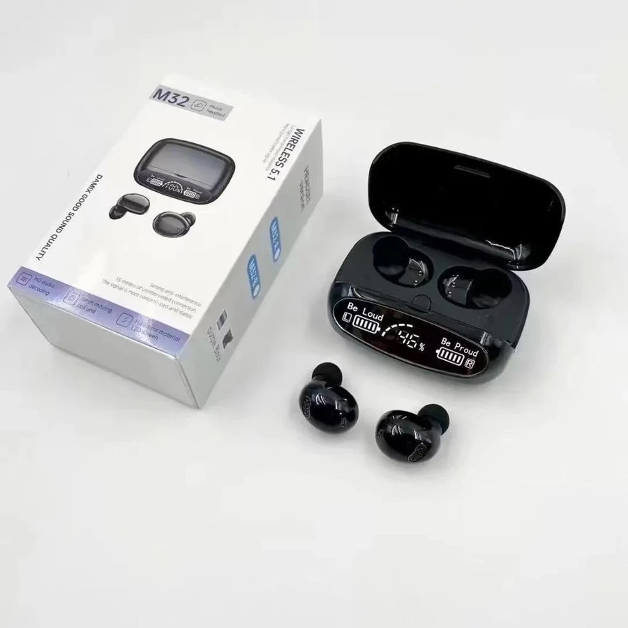 TWS M32 For Games Music Movie Headphone Wireless Earphone Headset Earbuds Bluetooth