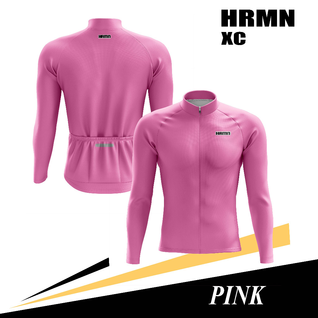 Jersey Road Bike / Jersey Roadbike - HRMN Pink LS