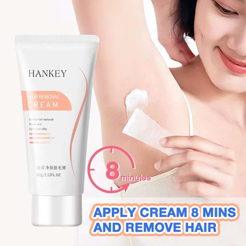 Hankey Hair Removal Cream Perontok Bulu Ketiak Area Miss V Bulu Tubuh Lainnya Waxing Tanpa Rasa Saki