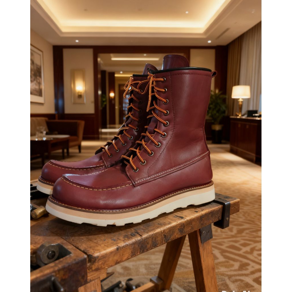 sepatu custom model (red wing)