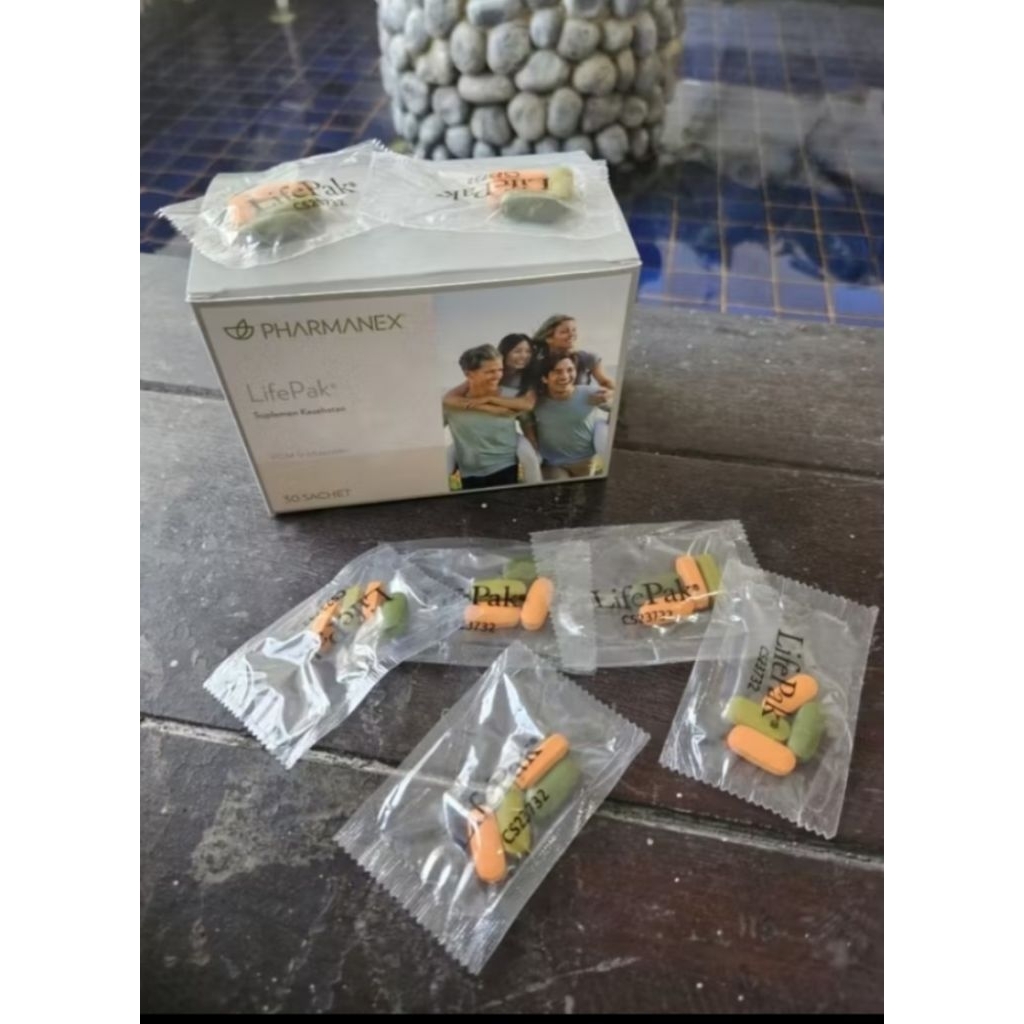 suplemen kesehatan keluarga life'pak 30 sachet original