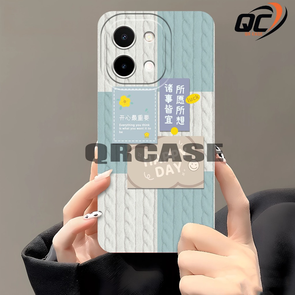 Softcase VIVO Y28 2024 TERBARU Motif Love Colour Full - Case Love - Case viral - Case Unik - Case Vi