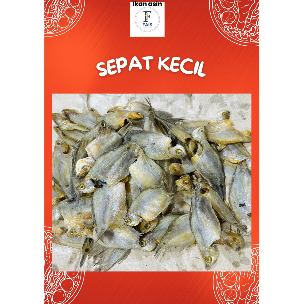 ikan asin sepat kecil segar |  sepat Betok 500 gram -  250gram sepat bakrik | bestseller | sepat raw