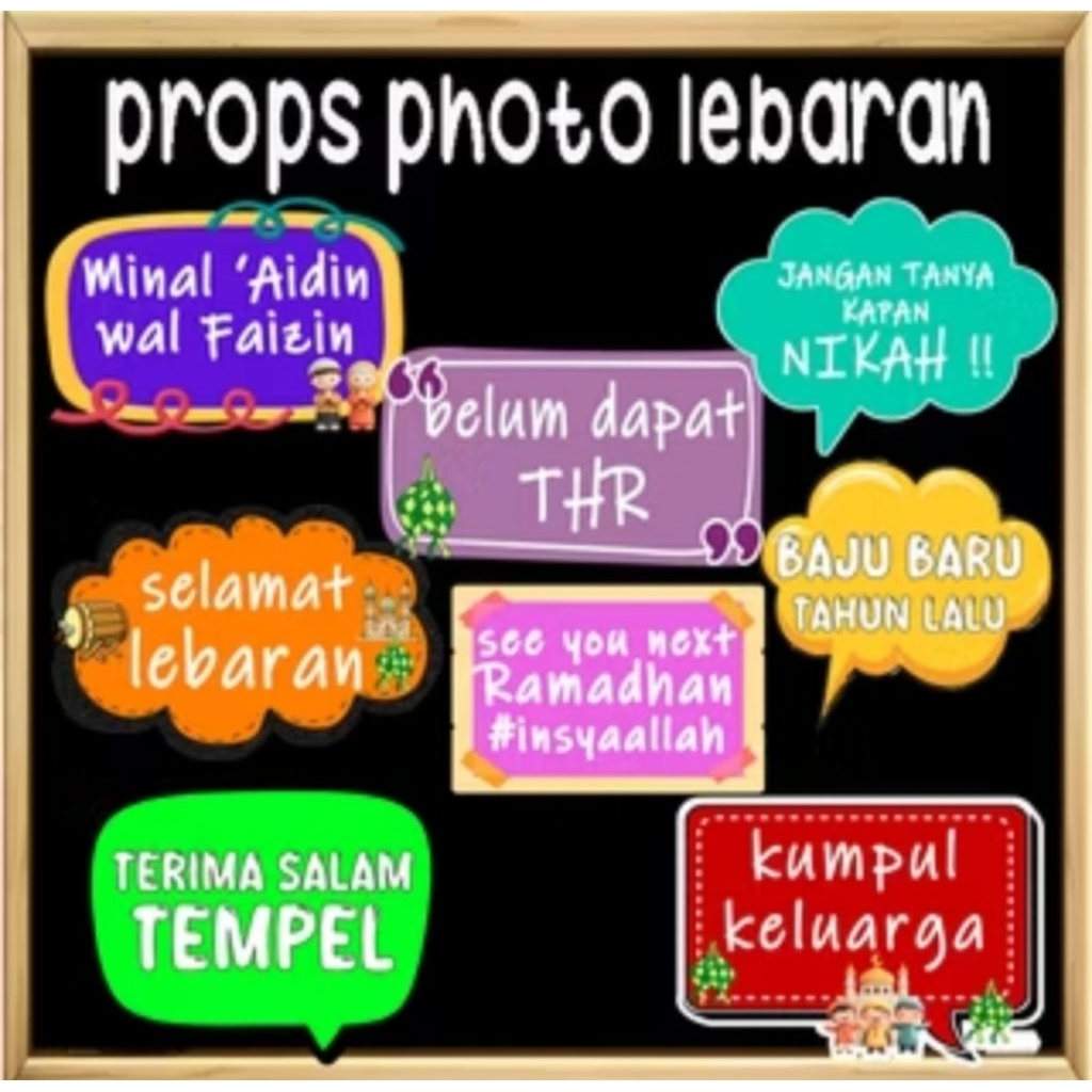 Photobooth Ramadhan Photobooth Lebaran Idul Fitri Photobooth Bukber Phobooth Buka Bersama Properti P