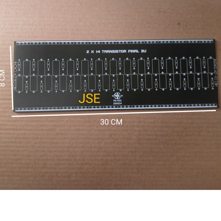PCB TRANSISTOR FINAL BU 3U 30 CM X 8 CM PER PCS