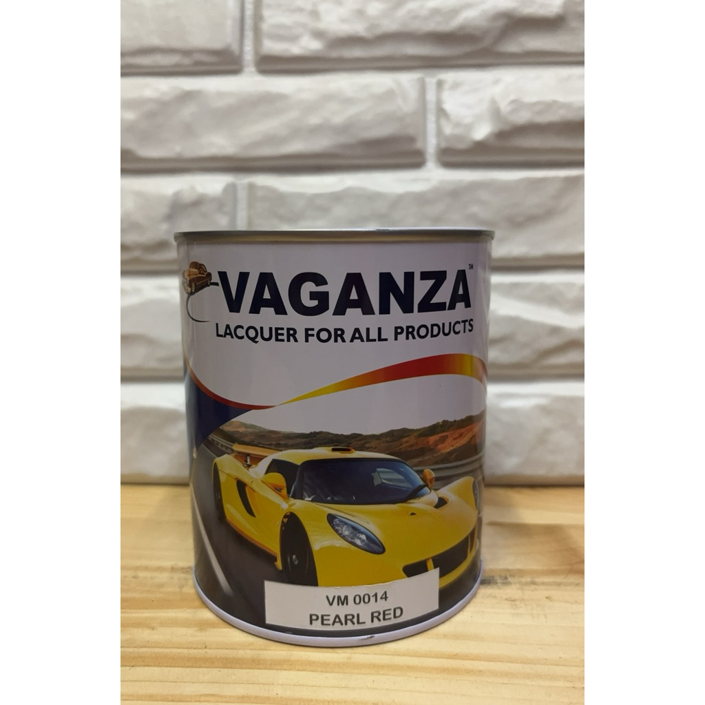 CAT VAGANZA PEARL RED | Cat Lembayung Merah | Cat Mobil Motor Warna Merah Mutiara Metallic