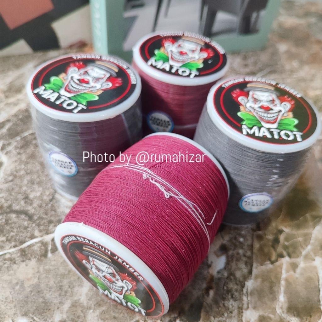 JOKER MERAH Tangan Beracun Jember Gelasan MATOT 022 Senar Mati Total Layangan 2000 Yard  Main Jebret