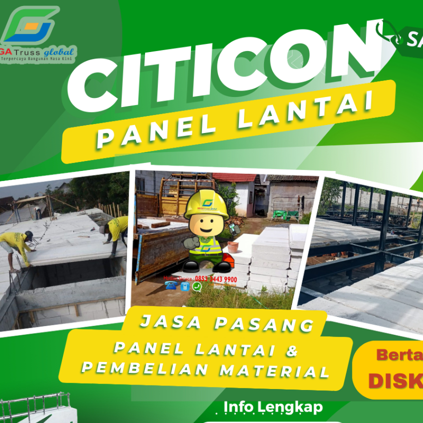 material Panel Lantai Citicon Di Surabaya, Gresik, Sidoarjo--Lantai Dek Hebel