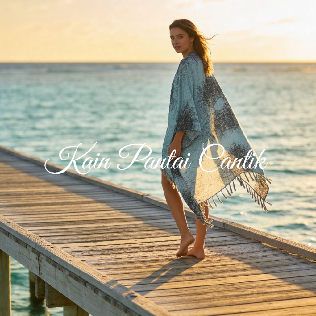 Outer Cardigan Akar - Outer Pantai Cardigan Wanita Bali - Kain Pantai Cantik