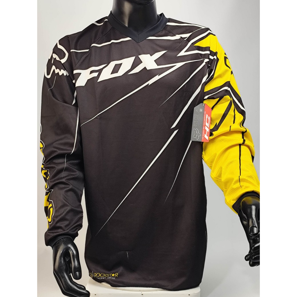 FOX HC Rockstar Black Jersey Motocross Trail Original