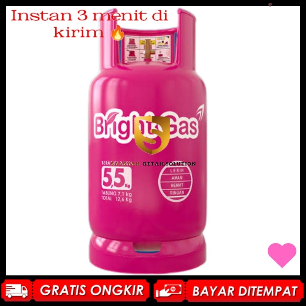 Tabung Bright Gas 5,5kg KOSONG