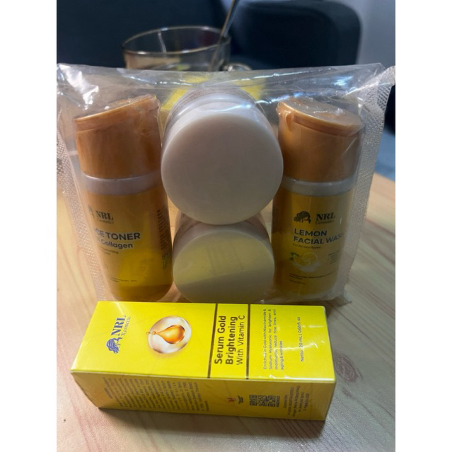 NR1 PAKET EKONOMIS p1us SERUM GOLD ORI kemasan terbaru
