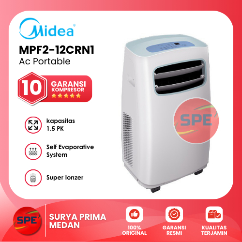 MIDEA AC PORTABLE MPF2-12CRN1 ( GARANSI RESMI) MEDAN