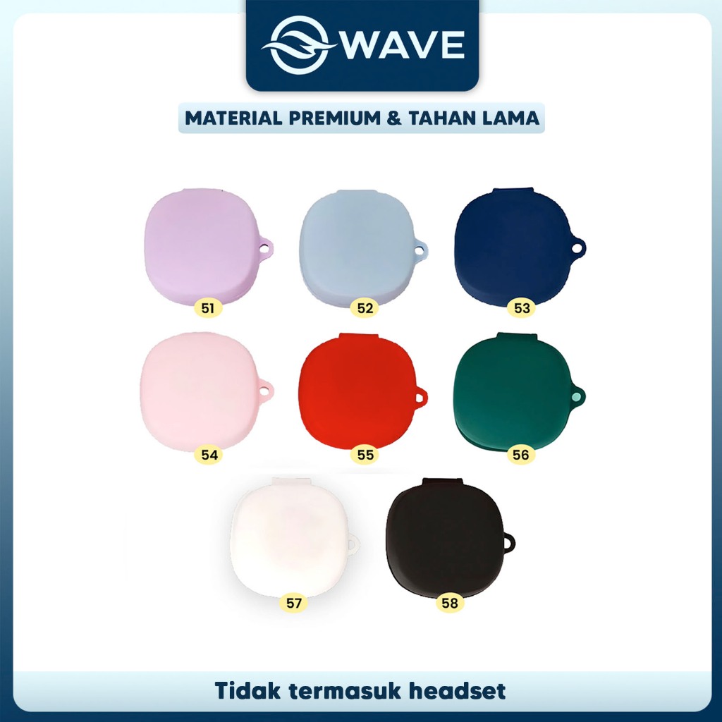 [KL] Case WM01 WM02 Baseus Encok Earphone Silikon Polos Warna Premium Soft Silicone