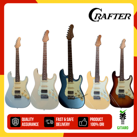 Gitar Elektrik Crafter Modern Seoul S VVS RS Roasted Rosewood Fretboard Stratocaster