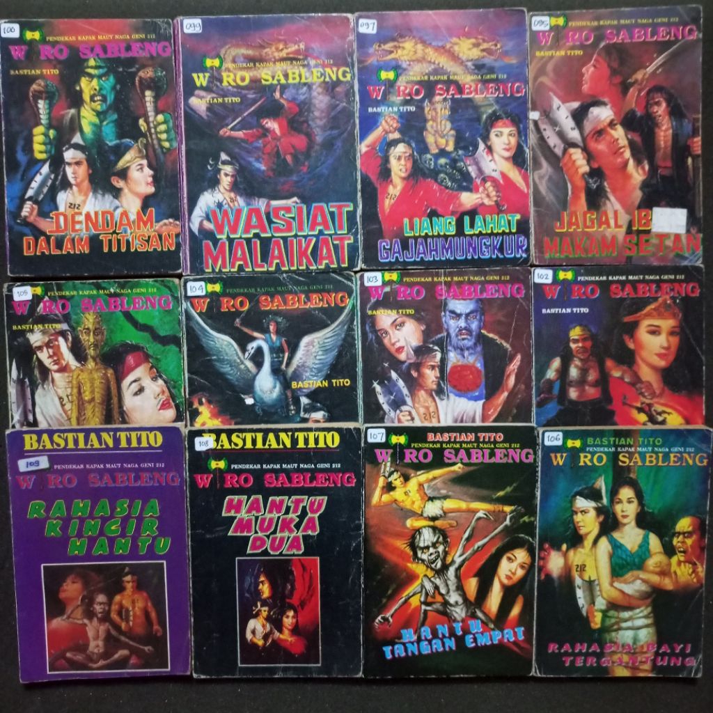UPDATE NEW STOK  Kumpulan Buku Wiro Sableng - Bastian Tito || Buku Novel Silat "Pendekar Kapak Maut"