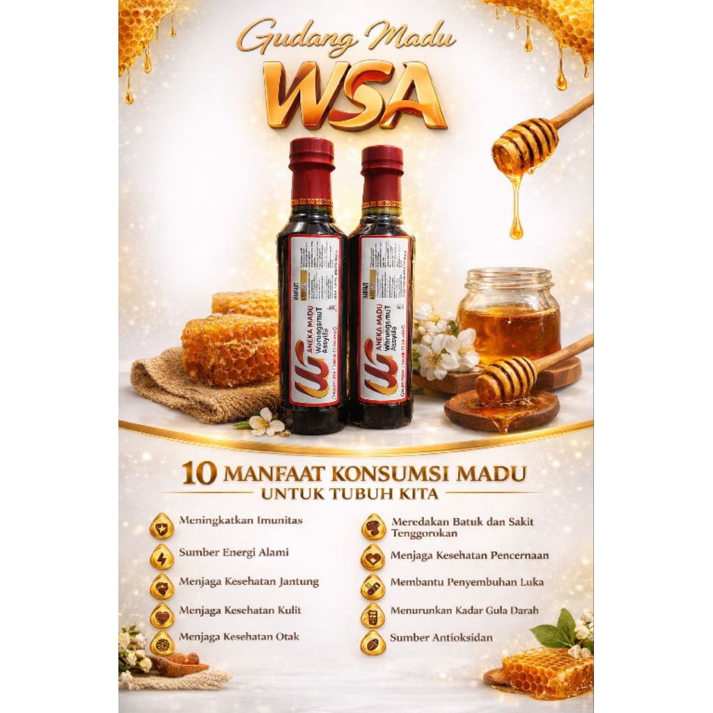 Madu Jambi Akasia Carpa SEGEL / Madu Jambi WSA