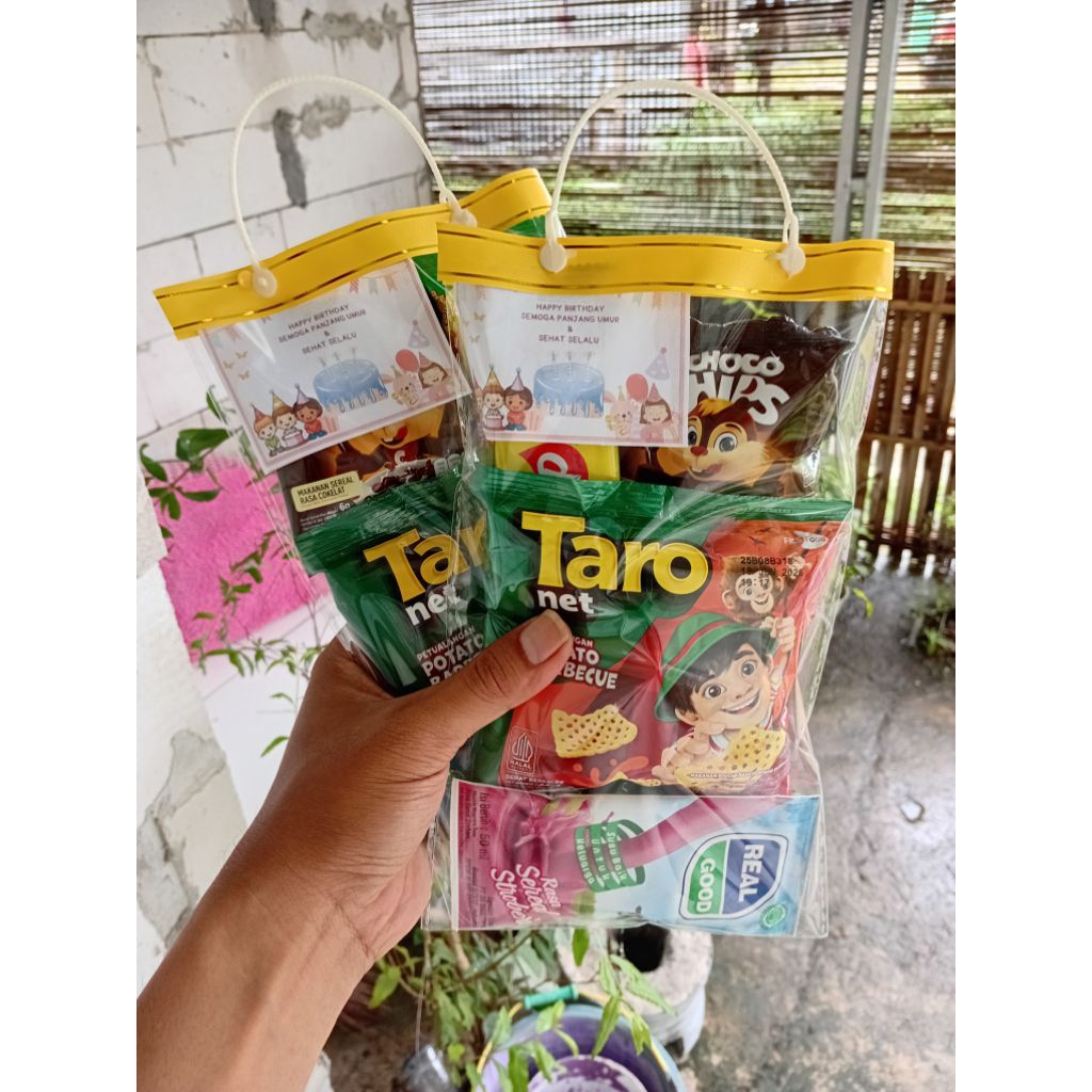 Paket Promo 15 Bingkisan Snack Ultah Isi 4 Varian Terlaris Hamper Snack Anak