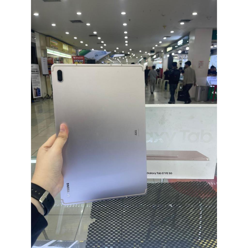 SAMSUNG GALAXY TAB TABLET S7 FE 5G 6/128GB 12.4"INCH RAM 6GB INTERNAL 128 SECOND SEKEN